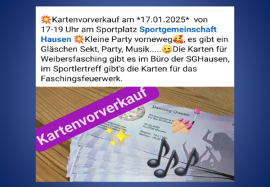 Kartenvorverkauf Weiberfasching